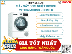 Máy sấy 9kg Bosch WTX87MH0SG - SERIE 8